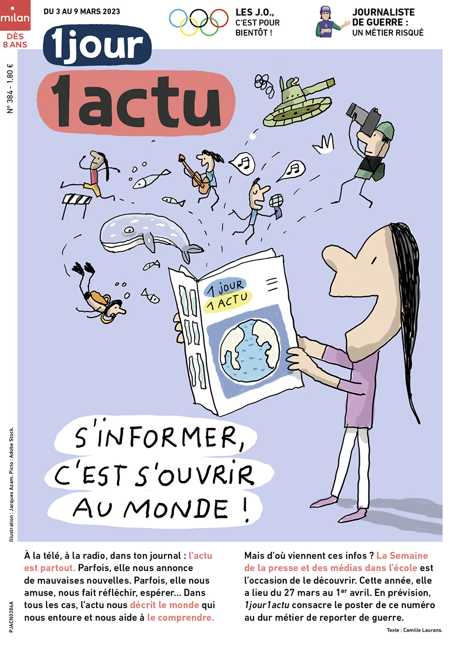 couverture de la revue un jour une actu