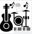 Logo représentant plusieurs instruments de musique