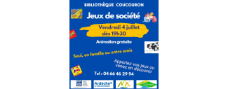 affiche bleue présentant les éléments de l'annonce en jaune