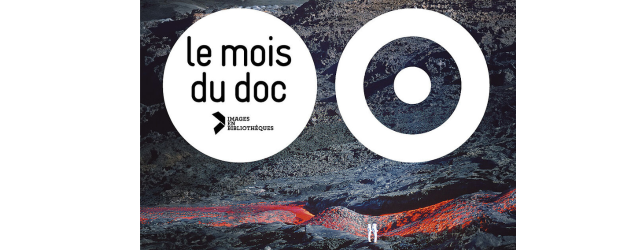 affiche avec le logo du Mois du film documentaire